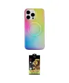 ieg™ iPhone 15 Pro Kılıf Pusula Form - Siyah Buffer Cam Ekran Koruyucu