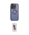 ieg™ iPhone 15 Pro Kılıf Pusula Form - Siyah Joko 5D Cam