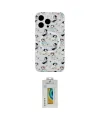 ieg™ iPhone 15 Pro Kılıf Pusula Form - Siyah Polymer Nano Ekran Koruyucu
