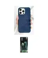 ieg™ iPhone 15 Pro Kılıf Pusula Modern - Siyah 360 Mat Full Body Arka Koruyucu