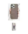 ieg™ iPhone 15 Pro Kılıf Pusula Modern - Siyah Bilvis 3D Cam Ekran Koruyucu