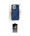 ieg™ iPhone 15 Pro Kılıf Pusula Modern - Siyah Buffer Hayalet Cam Ekran Koruyucu