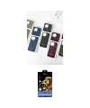 ieg™ iPhone 15 Pro Kılıf Pusula Modern - Siyah Buffer Hayalet Cam Ekran Koruyucu