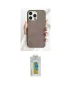 ieg™ iPhone 15 Pro Kılıf Pusula Modern - Siyah Polymer Nano Ekran Koruyucu