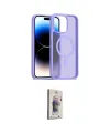 ieg™ iPhone 15 Pro Kılıf Siluet Minimal Prime - Siyah Bilvis 3D Cam Ekran Koruyucu
