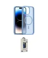 ieg™ iPhone 15 Pro Kılıf Siluet Minimal Prime - Siyah Bilvis Hayalet Cam Ekran Koruyucu