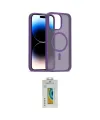 ieg™ iPhone 15 Pro Kılıf Siluet Minimal Prime - Siyah Polymer Nano Ekran Koruyucu