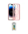 ieg™ iPhone 15 Pro Kılıf Siluet Minimal Prime - Siyah Polymer Nano Ekran Koruyucu