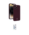 ieg™ iPhone 15 Pro Kılıf Vadi Çizgi Prime - Siyah Bilvis 0.18mm Plus Cam Ekran Koruyucu