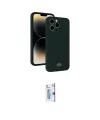 ieg™ iPhone 15 Pro Kılıf Vadi Çizgi Prime - Siyah Bilvis 0.18mm Plus Cam Ekran Koruyucu