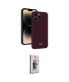 ieg™ iPhone 15 Pro Kılıf Vadi Çizgi Prime - Siyah Bilvis 3D Cam Ekran Koruyucu