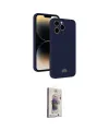 ieg™ iPhone 15 Pro Kılıf Vadi Çizgi Prime - Siyah Bilvis 3D Cam Ekran Koruyucu