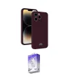 ieg™ iPhone 15 Pro Kılıf Vadi Çizgi Prime - Siyah Bilvis 5in1 3D Magic Cam Ekran Koruyucu