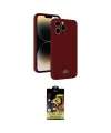 ieg™ iPhone 15 Pro Kılıf Vadi Çizgi Prime - Siyah Buffer Cam Ekran Koruyucu