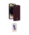 ieg™ iPhone 15 Pro Kılıf Vadi Çizgi Prime - Siyah Joko 5D Cam