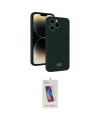 ieg™ iPhone 15 Pro Kılıf Vadi Çizgi Prime - Siyah Joko 5D Cam