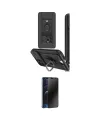 ieg™ iPhone 15 Pro Kılıf Vadi Form Prime - Siyah 3D Antistatik Hayalet Cam Ekran Koruyucu
