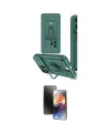ieg™ iPhone 15 Pro Kılıf Vadi Form Prime - Siyah 3D Antistatik Mat Seramik Nano Ekran Koruyucu