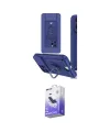 ieg™ iPhone 15 Pro Kılıf Vadi Form Prime - Siyah Bilvis 5in1 5D Magic Hayalet Cam Ekran Koruyucu