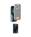ieg™ iPhone 15 Pro Kılıf Vadi Klasik Serisi - Siyah 3D Antistatik Hayalet Cam Ekran Koruyucu