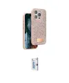 ieg™ iPhone 15 Pro Kılıf Vadi Klasik Serisi - Siyah Bilvis 0.18mm Plus Cam Ekran Koruyucu