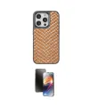 ieg™ iPhone 15 Pro Kılıf Vadi Özel Seri - Siyah 3D Antistatik Mat Seramik Nano Ekran Koruyucu