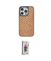 ieg™ iPhone 15 Pro Kılıf Vadi Özel Seri - Siyah Bilvis 3D Cam Ekran Koruyucu