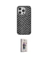 ieg™ iPhone 15 Pro Kılıf Vadi Özel Seri - Siyah Bilvis 3D Cam Ekran Koruyucu