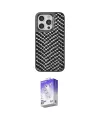 ieg™ iPhone 15 Pro Kılıf Vadi Özel Seri - Siyah Bilvis 5in1 3D Magic Cam Ekran Koruyucu