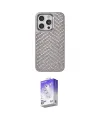 ieg™ iPhone 15 Pro Kılıf Vadi Özel Seri - Siyah Bilvis 5in1 3D Magic Cam Ekran Koruyucu