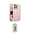 ieg™ iPhone 15 Pro Kılıf Yadigar Doku Özel Seri - Siyah Polymer Nano Ekran Koruyucu
