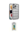 ieg™ iPhone 15 Pro Kılıf Yadigar Doku Özel Seri - Siyah Polymer Nano Ekran Koruyucu