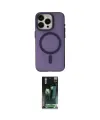 ieg™ iPhone 15 Pro Kılıf Yadigar Işık - Siyah 360 Mat Full Body Arka Koruyucu