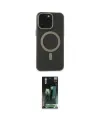 ieg™ iPhone 15 Pro Kılıf Yadigar Işık - Siyah 360 Mat Full Body Arka Koruyucu