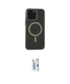 ieg™ iPhone 15 Pro Kılıf Yadigar Işık - Siyah Bilvis 0.18mm Plus Cam Ekran Koruyucu