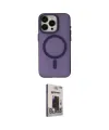 ieg™ iPhone 15 Pro Kılıf Yadigar Işık - Siyah Bilvis Hayalet Cam Ekran Koruyucu