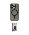 ieg™ iPhone 15 Pro Kılıf Yadigar Işık - Siyah Bilvis Hayalet Cam Ekran Koruyucu