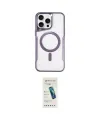 ieg™ iPhone 15 Pro Kılıf Yadigar Klasik Özel Seri - Şeffaf Pasifik Cam Ekran Koruyucu