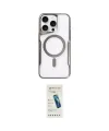 ieg™ iPhone 15 Pro Kılıf Yadigar Klasik Özel Seri - Şeffaf Pasifik Cam Ekran Koruyucu