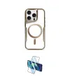 ieg™ iPhone 15 Pro Kılıf Yadigar Klasik Özel Seri - Siyah 3D Antistatik Cam Ekran Koruyucu