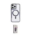 ieg™ iPhone 15 Pro Kılıf Yadigar Klasik Özel Seri - Siyah Bilvis 3D Cam Ekran Koruyucu
