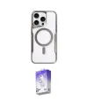 ieg™ iPhone 15 Pro Kılıf Yadigar Klasik Özel Seri - Siyah Bilvis 5in1 3D Magic Cam Ekran Koruyucu