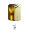 ieg™ iPhone 15 Pro Kılıf Yankı Çizgi - Siyah Bilvis 0.18mm Plus Cam Ekran Koruyucu