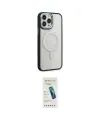 ieg™ iPhone 15 Pro Kılıf Yankı Işık Özel Seri - Şeffaf Pasifik Cam Ekran Koruyucu