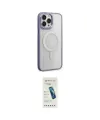 ieg™ iPhone 15 Pro Kılıf Yankı Işık Özel Seri - Şeffaf Pasifik Cam Ekran Koruyucu