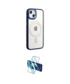 ieg™ iPhone 15 Pro Kılıf Yankı Işık Özel Seri - Siyah 3D Antistatik Cam Ekran Koruyucu