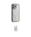 ieg™ iPhone 15 Pro Kılıf Yankı Işık Özel Seri - Siyah Bilvis 0.18mm Plus Cam Ekran Koruyucu