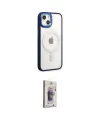 ieg™ iPhone 15 Pro Kılıf Yankı Işık Özel Seri - Siyah Bilvis 3D Cam Ekran Koruyucu