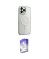 ieg™ iPhone 15 Pro Kılıf Yankı Işık Özel Seri - Siyah Bilvis 5in1 3D Magic Cam Ekran Koruyucu