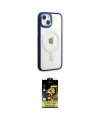 ieg™ iPhone 15 Pro Kılıf Yankı Işık Özel Seri - Siyah Buffer Cam Ekran Koruyucu
